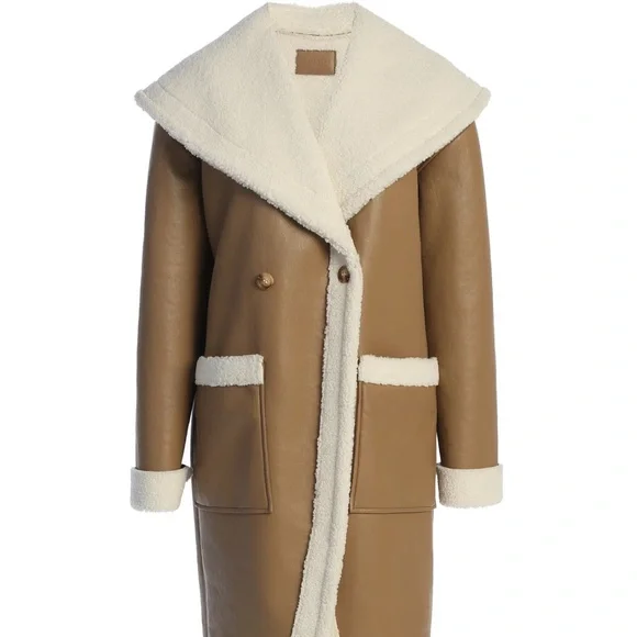 Tan Jaida Reversible Coat - Picture 4 of 12